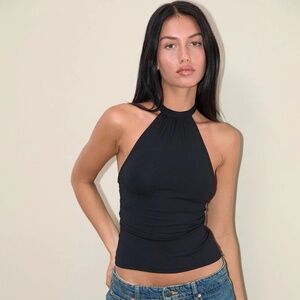 Raceline Halterneck Top - Motel Rocks